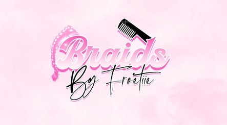 Logo van Braidsbyfroetiie_ in Vlaardingen, Zuid-Holland, NL met roze vlecht en kam.