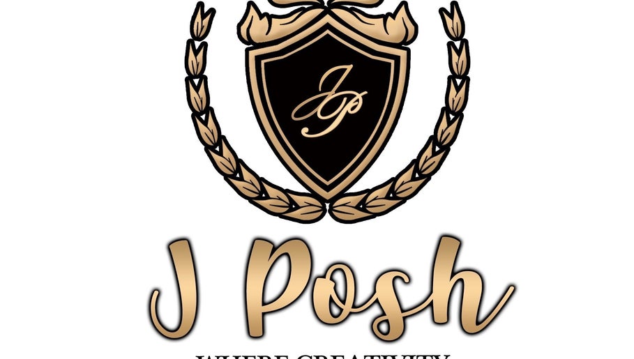 JPOSH logo featuring a crest design in Portmore, St. Catherine Parish, JM for beauty and wellness services.