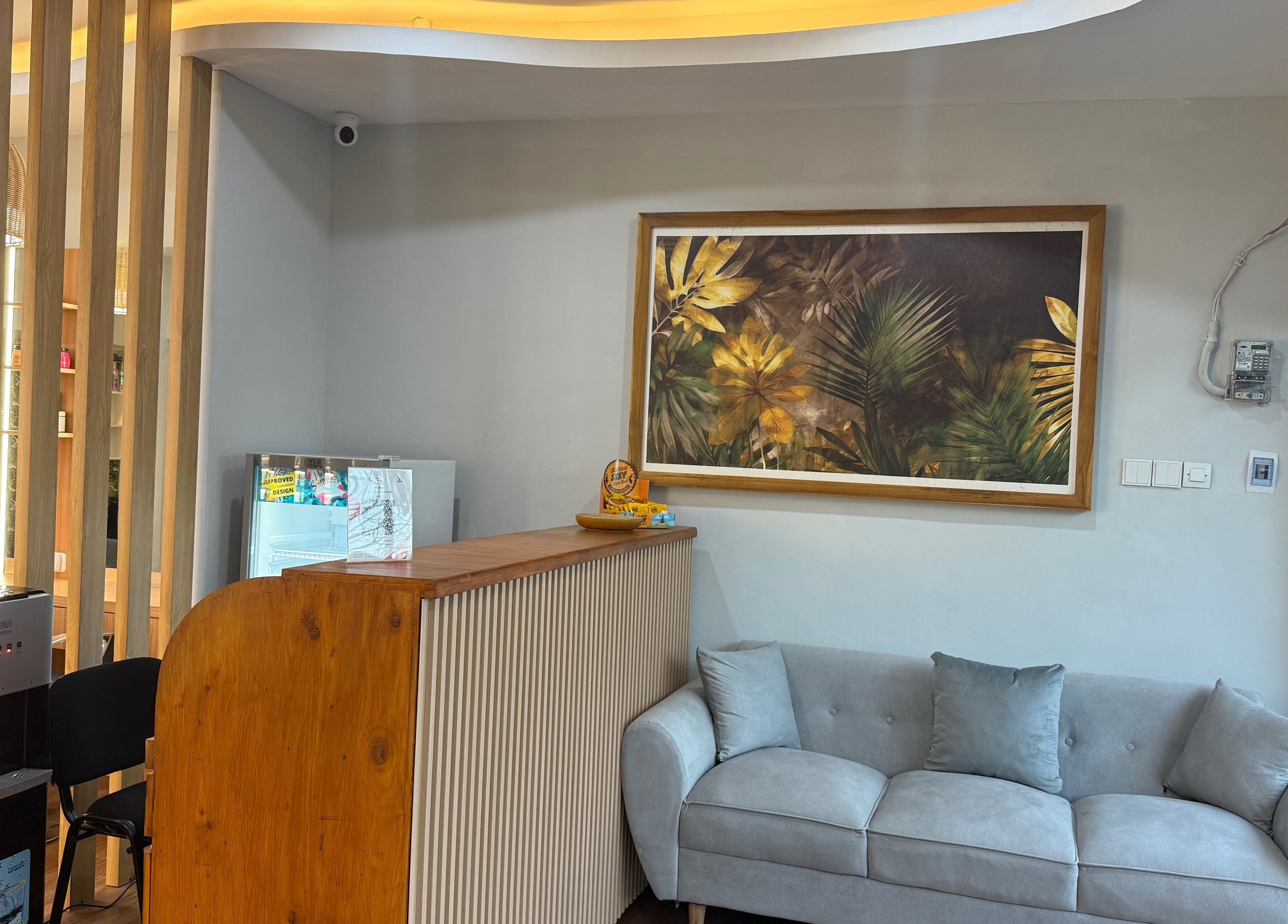 Lobby of My Spa Lombok Group with a cozy sofa at Nusa Tenggara Barat, Nusa Tenggara Barat, ID.