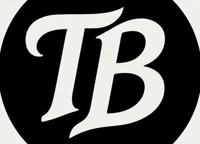 Tokbarbero logo featuring stylized letters TB, Sepang, Selangor, MY.