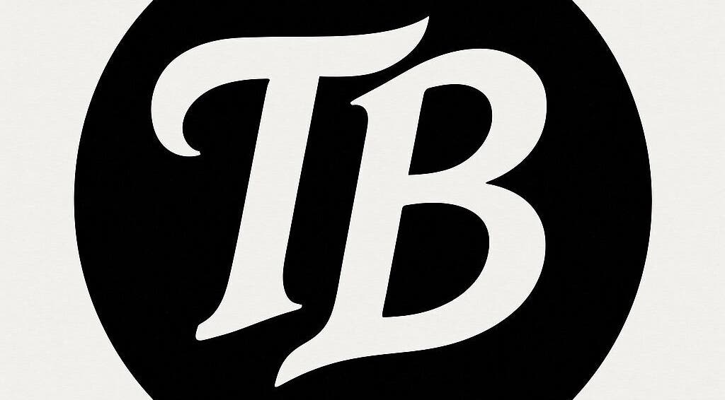 Tokbarbero logo featuring stylized letters TB, Sepang, Selangor, MY.