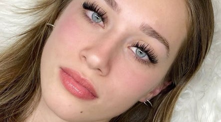 Close-up of woman's face highlighting lash extensions at Bellora Beauty, Southport, Queensland, AU.