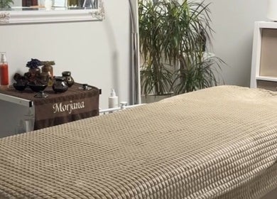 Relaxation-focused treatment room at Irina Zukh at Alprem, Waterford, County Waterford, IE.