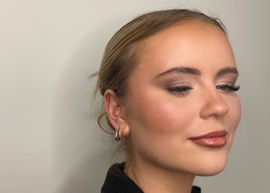 Close-up of glamorous makeup by Illustrated by KC, Mount Austin, New South Wales, AU.