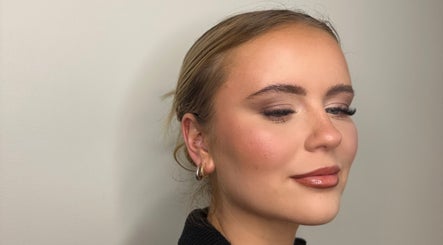 Close-up of glamorous makeup by Illustrated by KC, Mount Austin, New South Wales, AU.