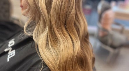 Blonde waves styled at Hair by Steph La Bella, Tranent, Scotland, GB.