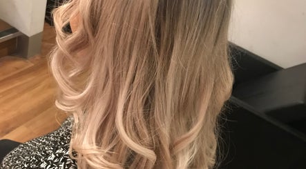 Blonde curls styled at Hair by Steph La Bella in Tranent, Scotland, GB.
