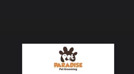 Pet Paradise logo featuring a paw print design, located in Egkomi Lefkosias, Lefkosia, CY.