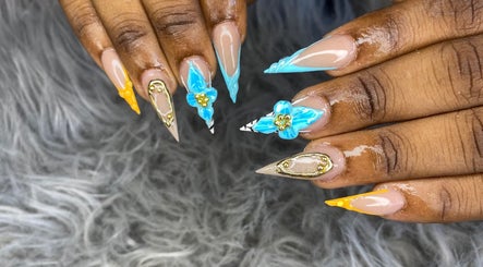 Bright, artistic nail designs at Honey Nail Lounge, Georgetown, Demerara-mahaica, GY enhance any style.