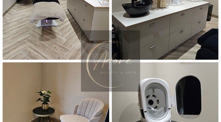 Interieur van Adore beauty&skin, Wijchen, Gelderland, NL met moderne en rustige spa-inrichting.