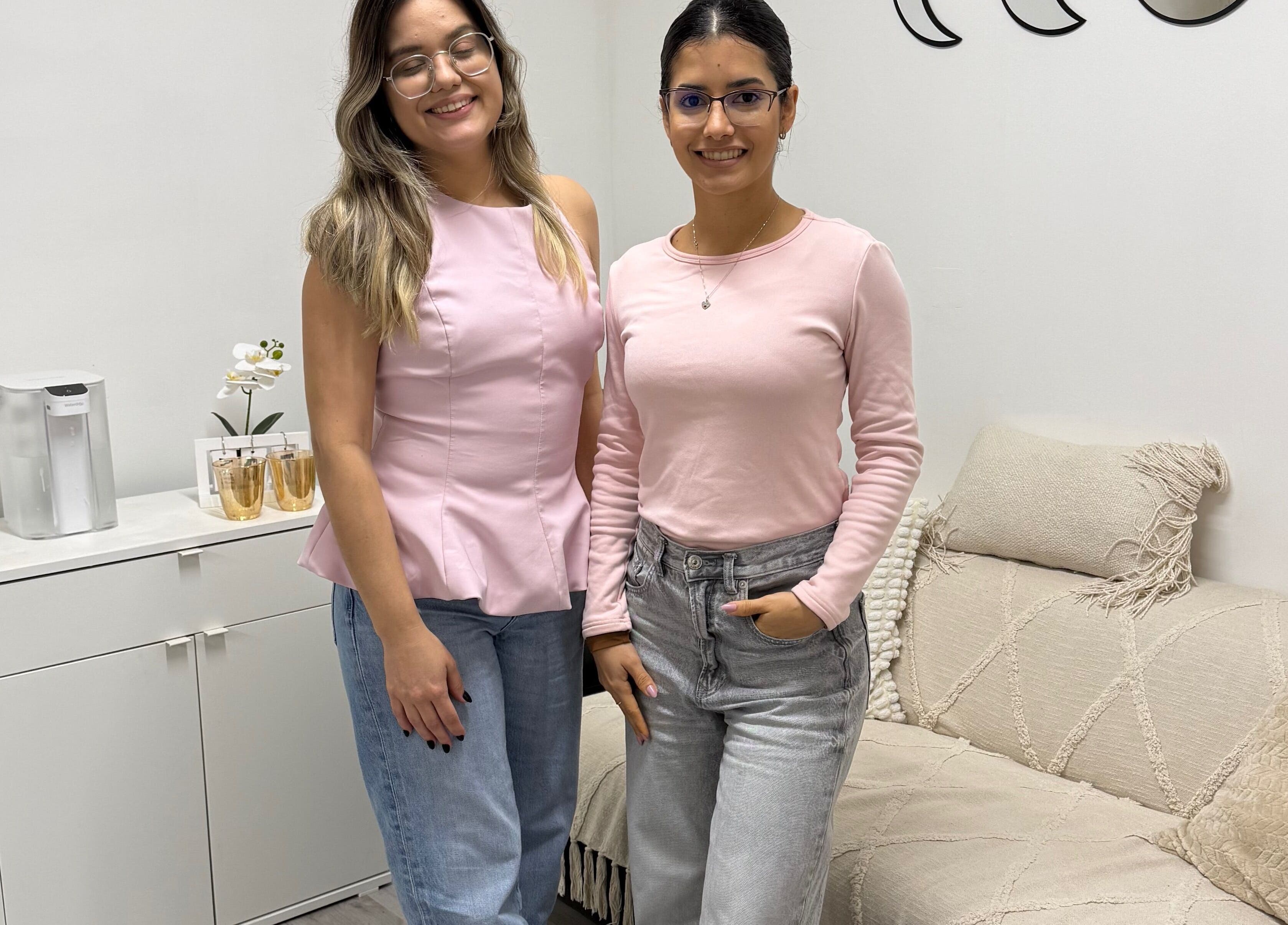 Friendly staff at Duo Essence in Dublin, County Dublin, IE, welcoming guests in a cozy and elegant setting.