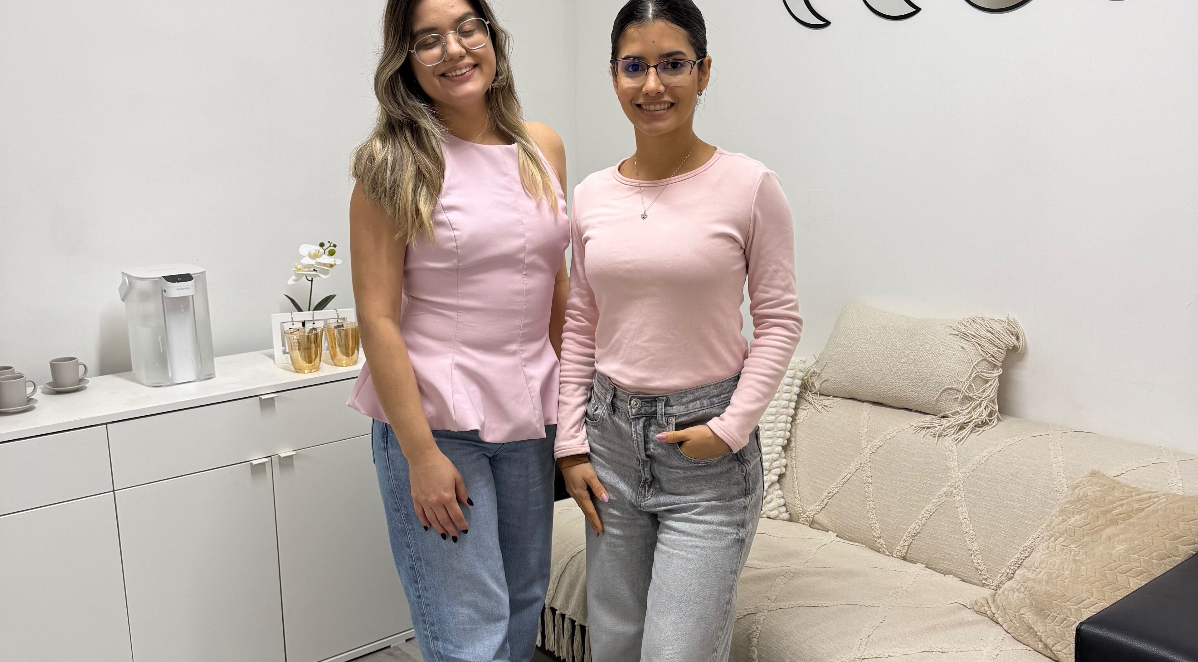 Friendly staff at Duo Essence in Dublin, County Dublin, IE, welcoming guests in a cozy and elegant setting.