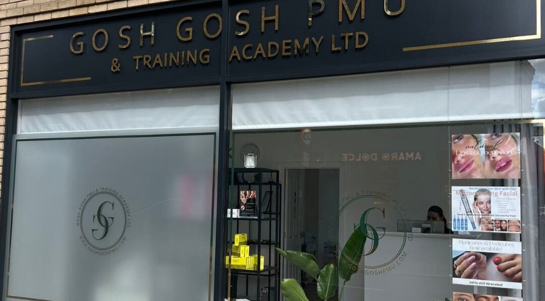 Front view of Gosh Gosh Clinic Battersea, London, England, GB showcasing its elegant exterior design.