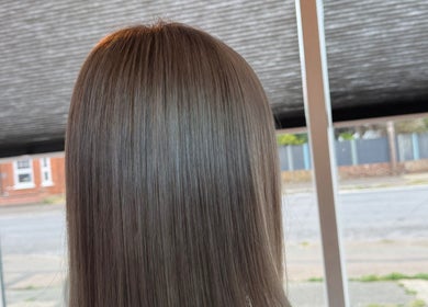 Smooth, shiny hair at Beautiful Day Hair by Laila Day, Felixstowe, England, GB.