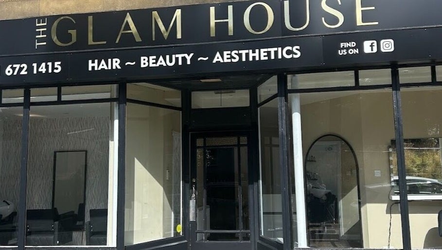 Exterior view of Ae Beauty Studios in Edinburgh, Scotland, GB showcasing sleek black facade.