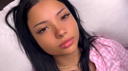 Close-up of a relaxed woman enjoying beauty treatment at Lash Me, Dudley Park, Western Australia, AU.