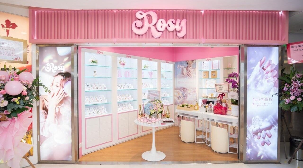 Rosy Nails (CWB) entrance showcasing elegant interior design on Hong Kong Island, Hong Kong Island, HK.