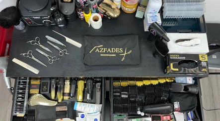 Professional barber tools at AZFADES- PRIVATE STUDIO, London, England, GB.