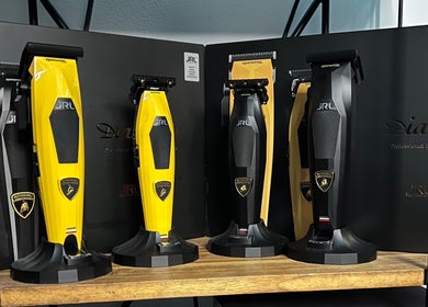 Stylish clippers showcased at AZFADES- PRIVATE STUDIO, London, England, GB.