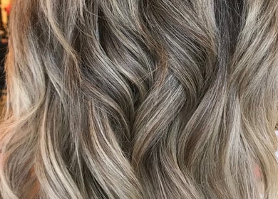 Elegant curled hairstyle at Dina Laurent Hair | Mind-Beauty Studio, Coquitlam, British Columbia, CA.