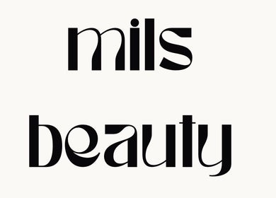 Milsbeautybar logo in elegant font, Queensland, Queensland, AU. Perfect for beauty & wellness enthusiasts.