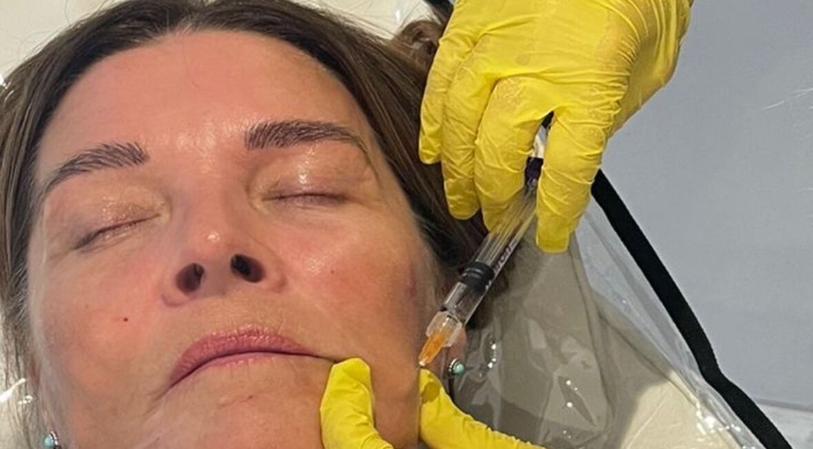 Facial treatment at LSC Beauty & Aesthetics in Cardiff, Wales, GB showcasing expert non-surgical aesthetic procedures.