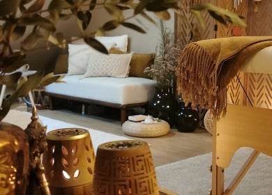 Tranquil therapy space at Fabiana Costa Terapeuta Energética e Multidimensional, Lisboa, Lisboa, PT.