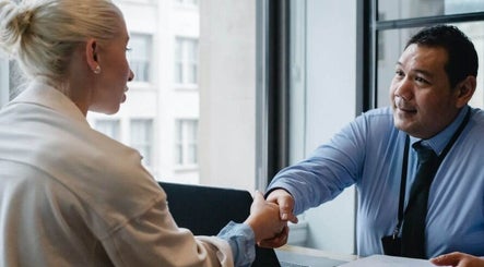 Client meeting at Precision Driver Medicals LTD, Wolverhampton, England, GB, highlighting professional service.