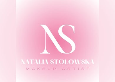 Logo Natalia.Beauty.Lab, Katowice, Województwo Śląskie, PL na różowym tle.