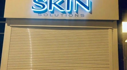 BeautybyLgs entrance with 'Skin Solutions' sign, Gateshead, England, GB.