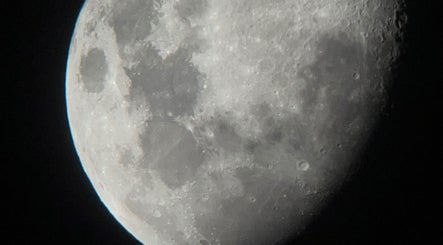 Close-up of the moon's surface, symbolizing tranquility at Luna Healing, Newcastle upon Tyne, England, GB.