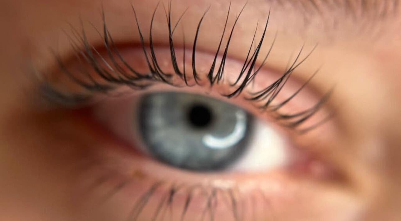 Close-up of elegant lashes at Esthetics by Abbi, Chillicothe, Ohio, US showcasing beauty artistry.