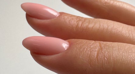 Close-up of elegant pink manicure by The Lune Nails, Perth, Western Australia, AU.