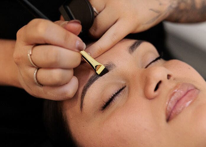 Eyebrow enhancement at Emma McCulloch Tattoo Removal & Aesthetics, Everton Park, Queensland, AU.