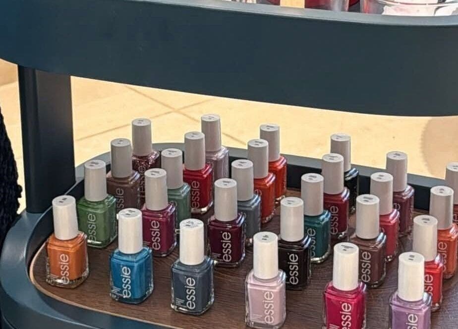 Variety of nail polishes on display at Numi Beauty Studio, Abu Dhabi, Abu Dhabi, AE.