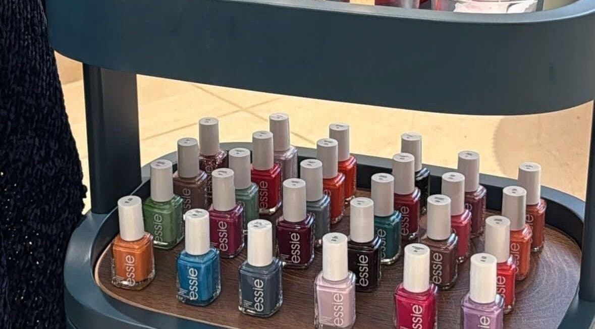 Variety of nail polishes on display at Numi Beauty Studio, Abu Dhabi, Abu Dhabi, AE.