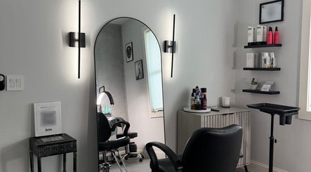 Modern salon interior at GlowHaus by Ike & Emma, Shah Alam, Selangor, MY, featuring elegant design elements.