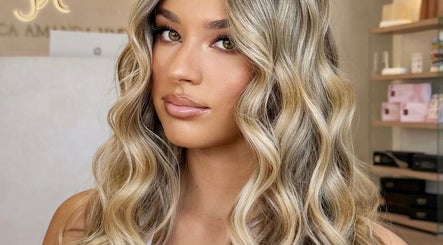 Woman with wavy blonde hair styled elegantly at By Brooke Lee, Perth, Western Australia, AU.