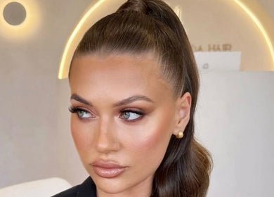 Chic high ponytail at By Brooke Lee, Perth, Western Australia, AU, showcasing expert styling.