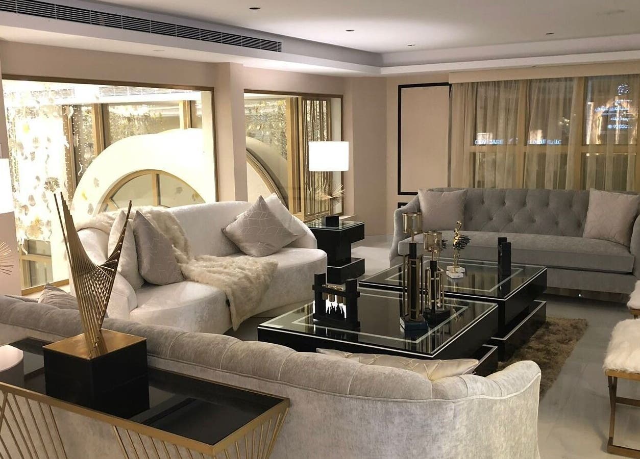 Luxurious lounge area at Malda Salon, Jeddah, Makkah Province, SA with plush seating and elegant decor.