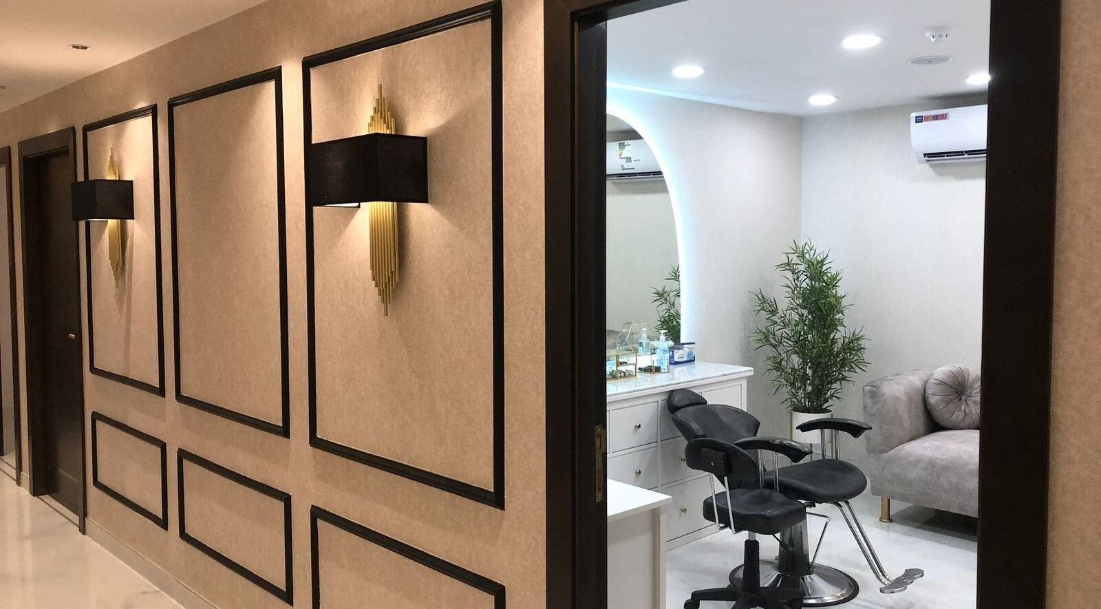 Elegant hallway and styling room at Malda Salon - ملدا صالون, Jeddah, Makkah Province, SA.