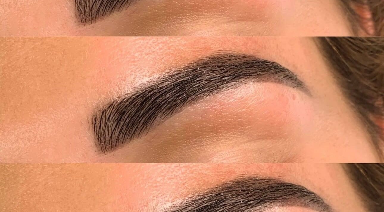Expertly shaped eyebrows from Pure Lashes & Beauty in Maryland, New South Wales, AU.