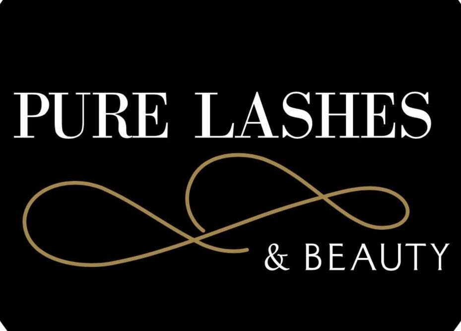 Elegant logo of Pure Lashes & Beauty in Maryland, New South Wales, AU, featuring a stylish design.