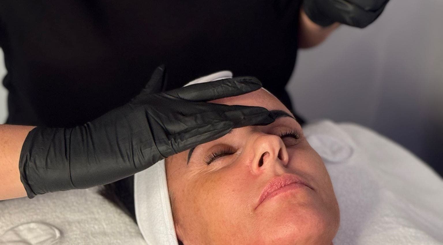 Facial treatment at Sal King Aesthetics in St. Neots, England, GB enhances relaxation and skin rejuvenation.