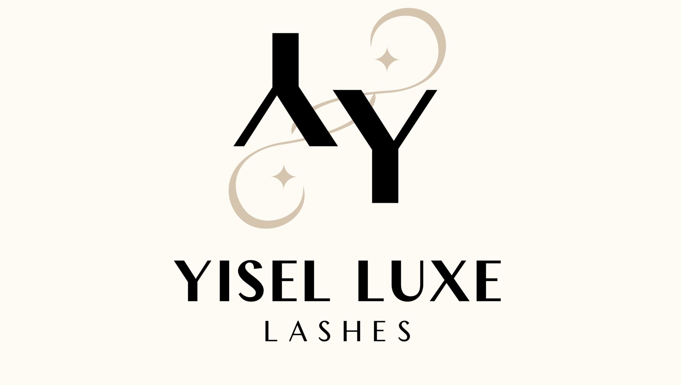 Elegant Yisel Luxe Lashes logo from Cutler Bay, Florida, US, showcasing stylish design.