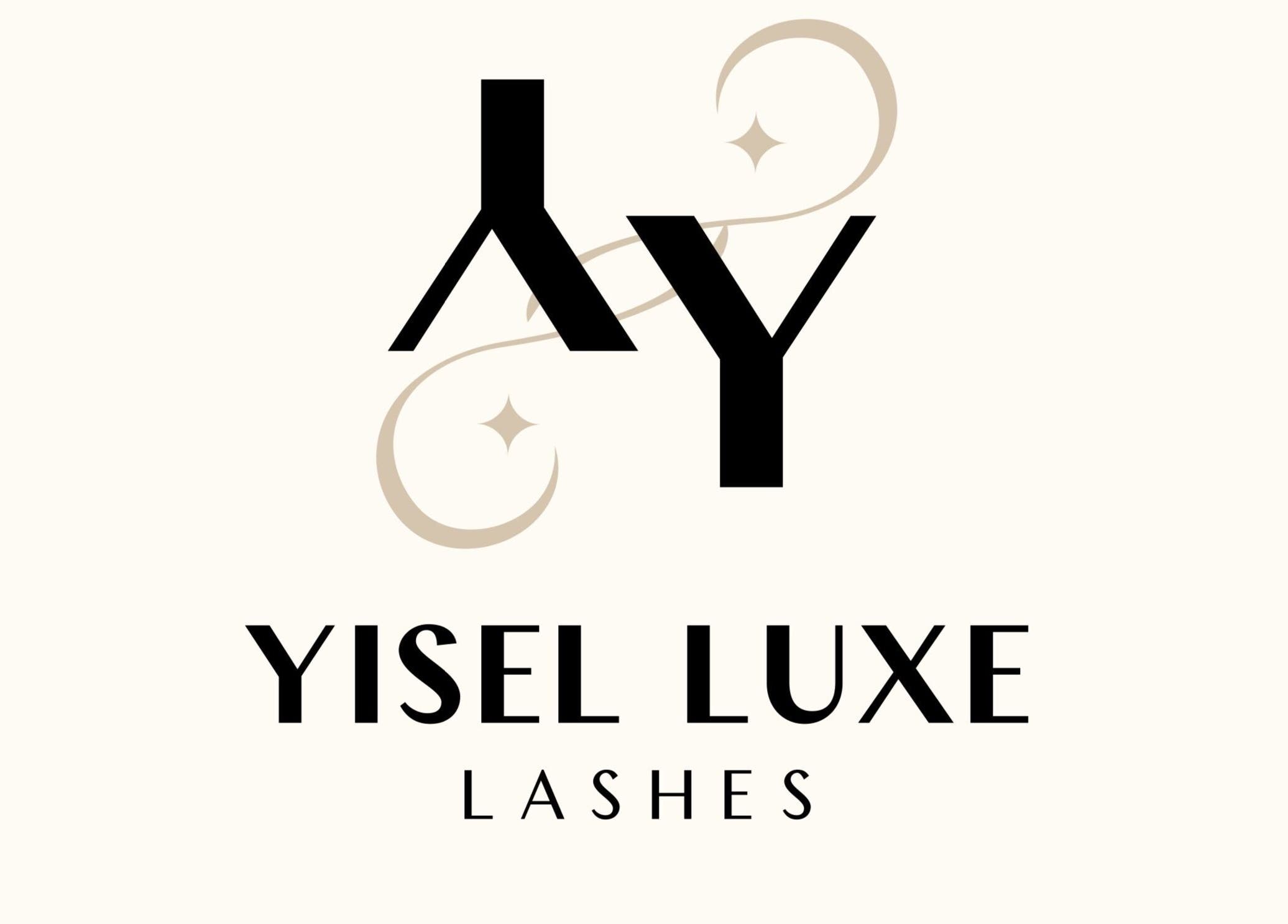 Elegant Yisel Luxe Lashes logo from Cutler Bay, Florida, US, showcasing stylish design.