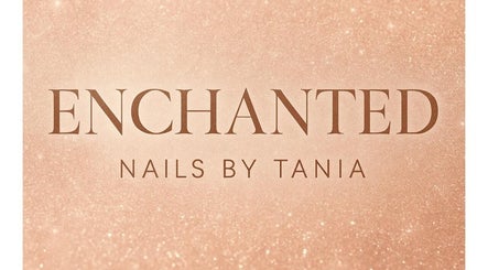 Enchanted Nails by Tania logo in shimmering gold, Pretoria, Gauteng, ZA.