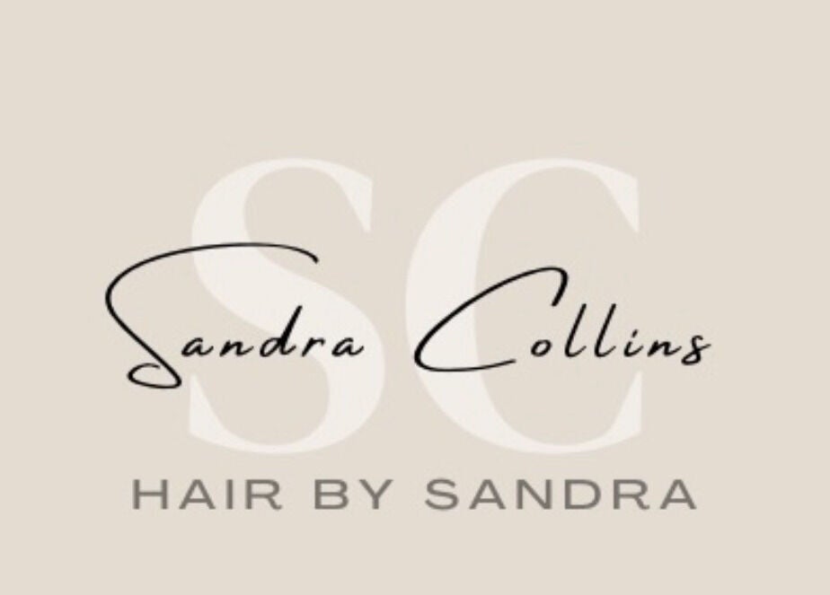 Stylish logo of Hair by Sandra, located in Falkirk, Scotland, GB, featuring elegant typography.