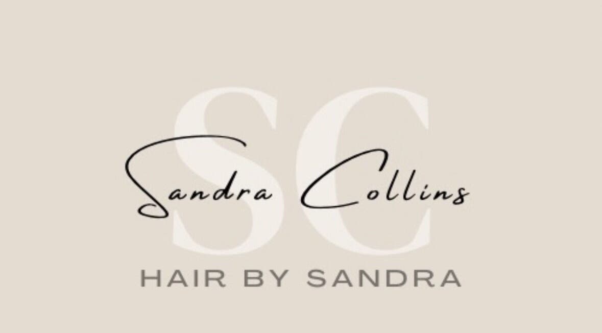 Stylish logo of Hair by Sandra, located in Falkirk, Scotland, GB, featuring elegant typography.