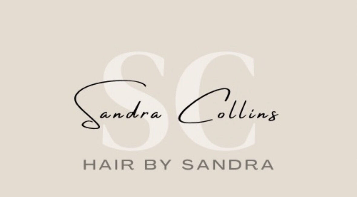 Stylish logo of Hair by Sandra, located in Falkirk, Scotland, GB, featuring elegant typography.
